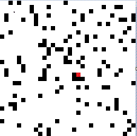 Most dense pixel