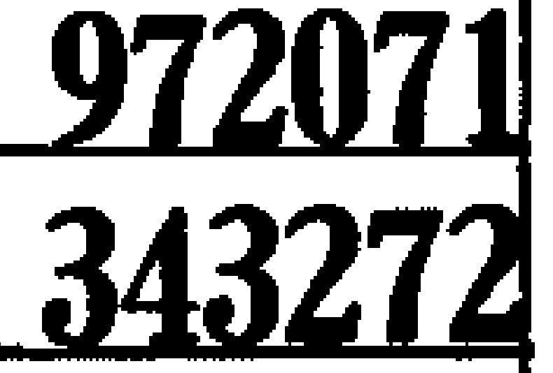 罫線に文字が接触している表(さらに拡大)